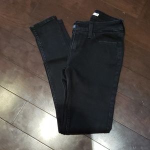 Levi's 535 super skinny black jeans